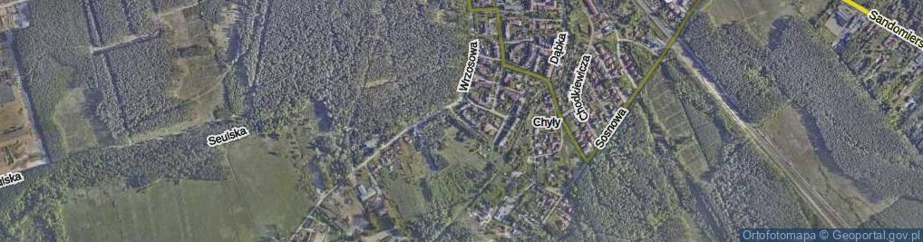 Zdjęcie satelitarne Grzybowa ul.